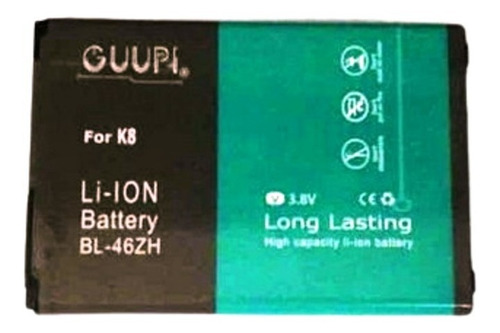 Bateria LG Bl-46zh Marca Guupi Excelente Calidad Nueva