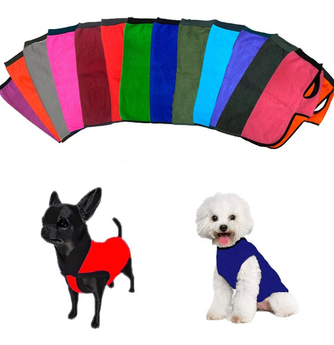 Setx2 Ponchos Capas Buzos Polar Para Mascotas Talles Varios