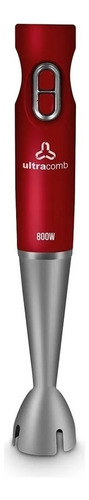 Mixer Minipimer Ultracomb Lm-2520 800w Con Acc Batidor Rojo