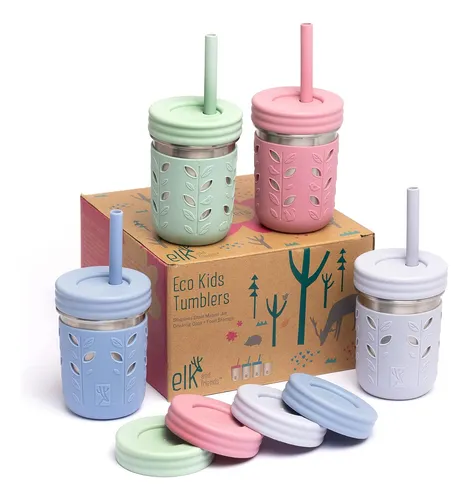 comprar Taza De Acero Inoxidable Mason Jar De 295ml Para Niños
