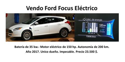 Imagen 9 de 10 de Ford Focus Electrico 2017