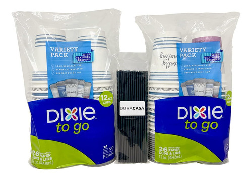 Duracasa Dixie To Go Perfectouch Tazas De Café De Papel De 1