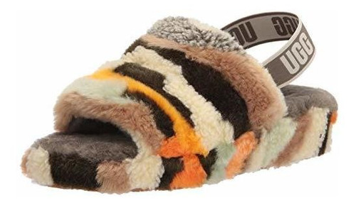 Ugg Women's Fluff Yeah Slide Cali Collage Slipper