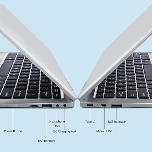 Laptop Con Windows, 2 En 1 Con Pantalla Táctil, Computadora