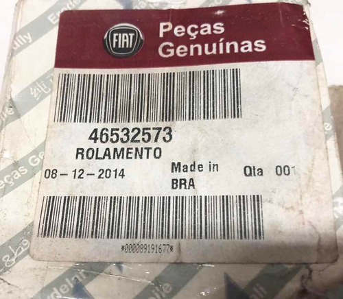 Ruleman Rueda Delantera Fiat Siena Fire El Elx Original