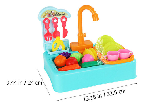 1 Conjunto De Máquina De Lavar Louça Elétrica De Brinquedo