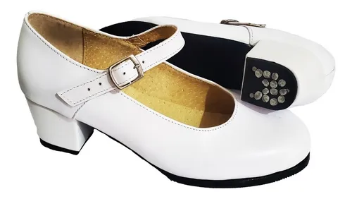 Zapato Danza Regional Folklorica Piel Negro Baile