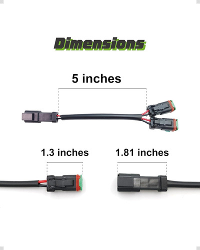 Bar Autotech Deutsch Dt Dtm Dtp - Adaptadores De Conector He