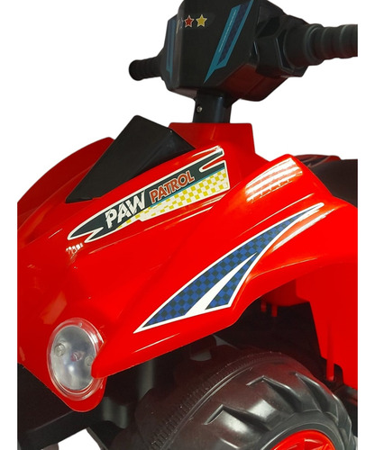 Cuatriciclo Electrico Con Musica Y Luz Paw Patrol Oficial