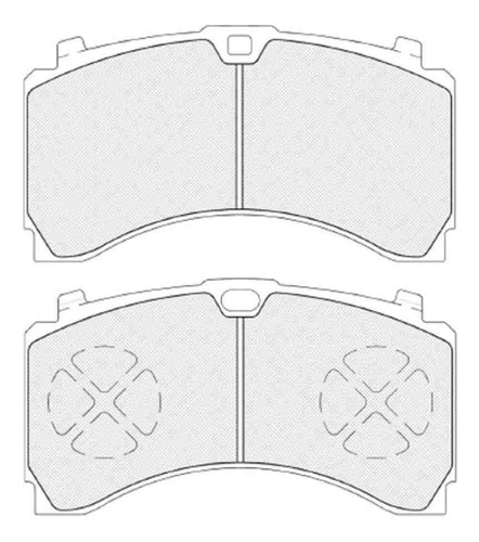 Pastilla De Freno Mercedes Benz Actros 2041 - 2046 - 2636 (t