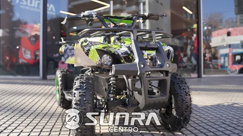 Mini Cuatri Electrico Sunra Atv 800w Niños + Casco / E