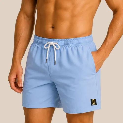 Short Masculino Neon Bermuda Praia Mauricinho Jr Rf. 001 Azul G