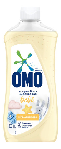 Sabão Líquido Roupas Finas E Delicadas Bebê 900ml Omo