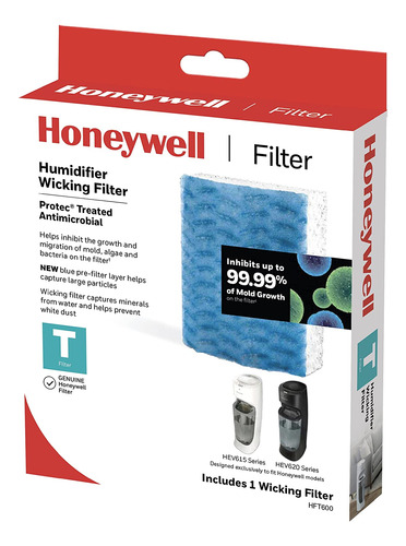 Honeywell Hft600pf1 Filtro Absorbente De Repuesto T  1 Paque