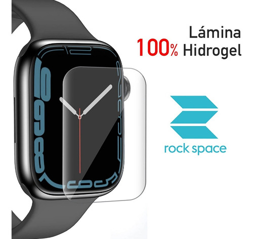 Imagen 2 de 8 de Lamina De Hidrogel Para Apple Watch Serie 8 - Rock Space