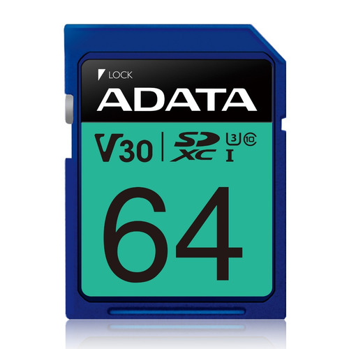 Tarjeta de memoria Adata ASDX64GUI3V30S-R Premier Pro 64GB