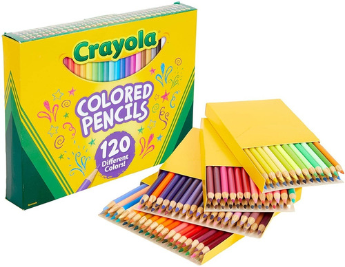 Lapices Colores Crayola 120 Und
