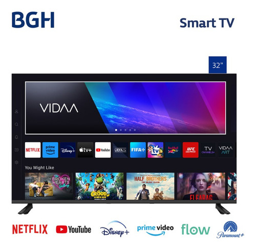 Smart Tv Led 32p Hd B3225h5 - Bgh