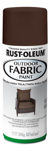 Pintura Para Telas En Aerosol Fabric Rustoleum Specialty 340 Color Marrón