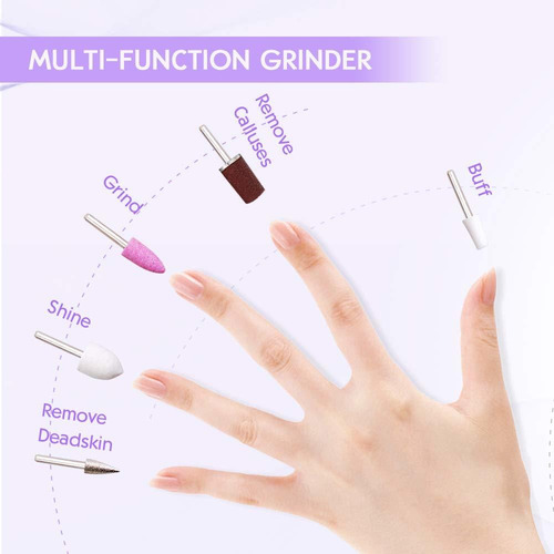 Lima Touchbeauty, Eléctrica, P/ Uñas, 10pcs, Tb-1335