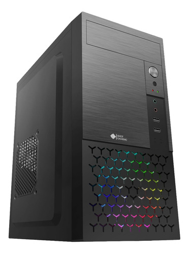 Gabinete Shot Gaming Fa-5015 Micro Atx Usb Audio Fuente 600w