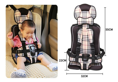 Asiento De Seguridad Para Bebé Coche Silla Niño Portátil