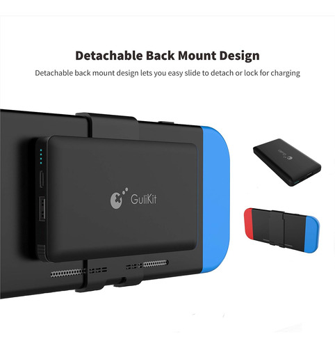 Portable Power Bank Compatible For Nintendo Switch, 10000mah
