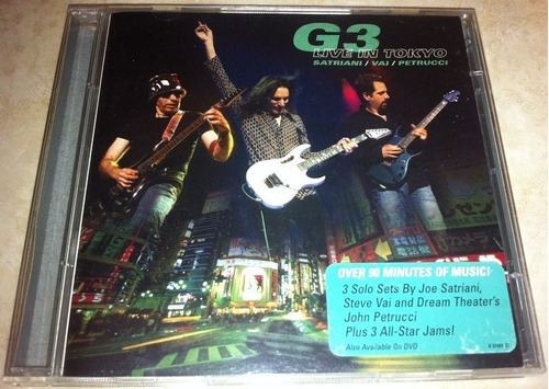 Cd Original Importado Nuevo G3 Live Satriani-vai-petrucci