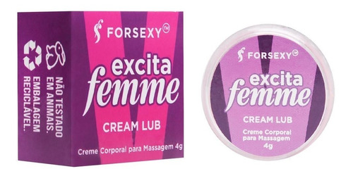 F0rs3xy Excita Femme Pomada Prazer Mulher Lubrificante