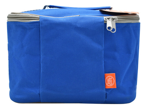 Lonchera De Poliéster Azul Lb15bc-18x Basic City Liso
