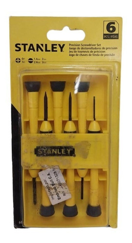 Destornilladores De Precision 6 Piezas Stanley