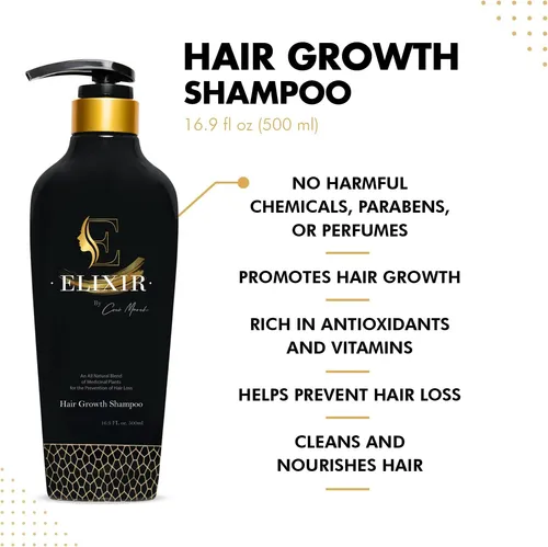 Elixir By Coco March Champú Para El Crecimiento Del Cabello