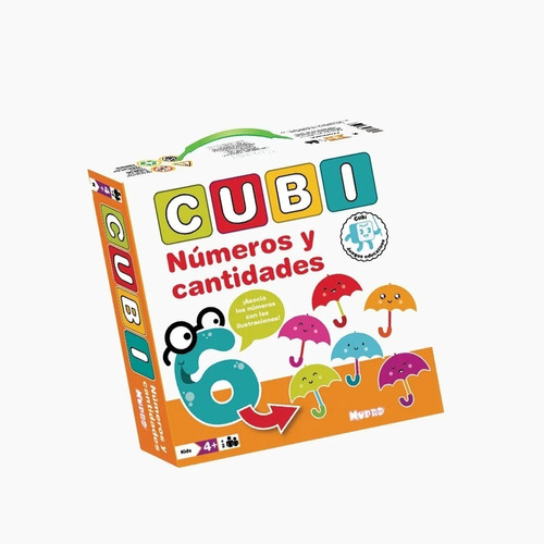 Juego De Mesa Cubi Números Y Cantidades Nupro Didáctico