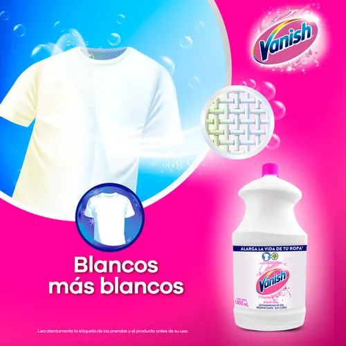 Vanish Desmanchador Líquido Blanco 900ml