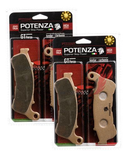 Kit Pastilha Potenza Dianteira Cb600f Hornet Abs 222