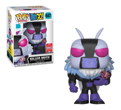 Funko Pop Killer Moth #647 Summer Convention 2018 Teen Titan