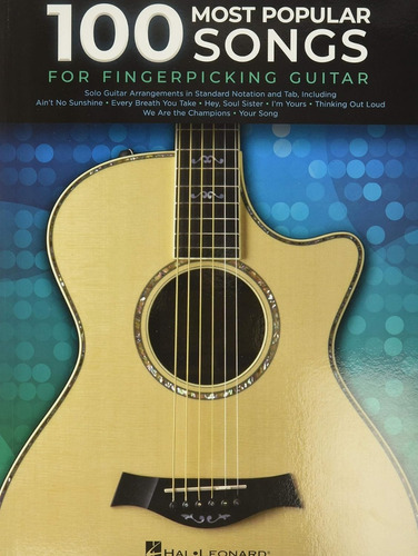 Libro 100 Most Popular Songs For Fingerpicking Guitar