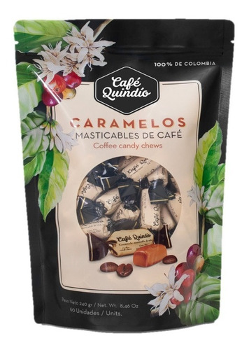 Café Quindío Caramelos De Café 240g Caramelos Masticables