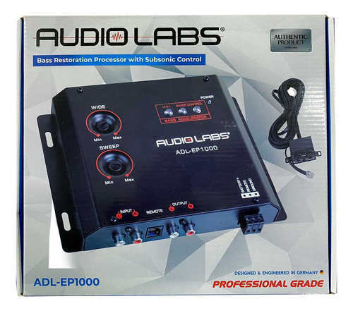 Epicentro Digital Restaurador De Bajos Audio Labs Adlep1000