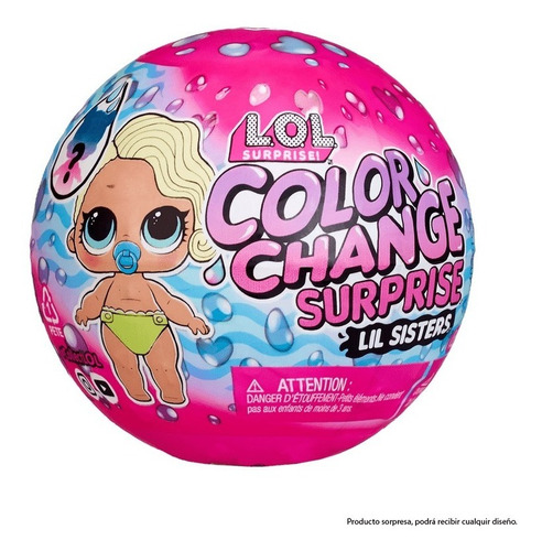 Imagen 1 de 8 de Lol Surprise - Muñecas Color Change Con 7 Sorpresas Original