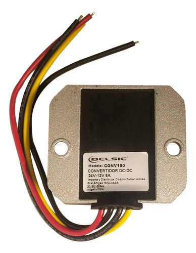 Imagen 4 de 6 de Convertidor De Tension 24vdc A 12vdc 6a
