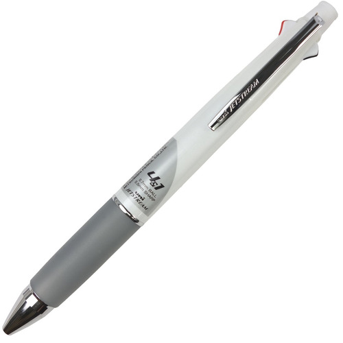 Uni Jetstream Multi Function 4 Color Ballpoint Pen, White..