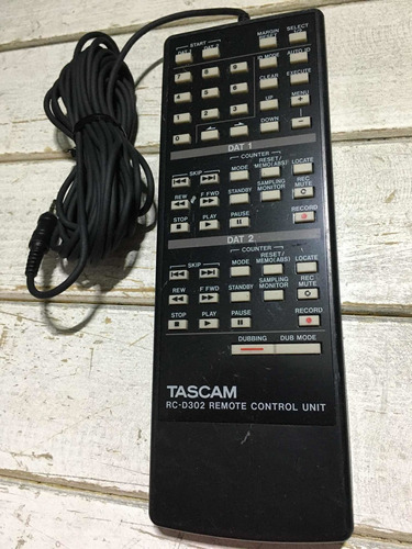 Control Remoto Tascam Para Deck  Dat Rc-d302