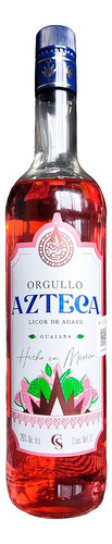 Licor De Agave Orgullo Azteca Guayaba 1 Lt. 100% Mexicano