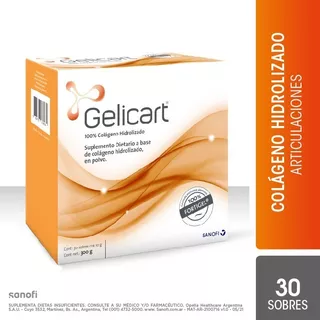 Gelicart Colageno Caja X 30 Sobres P/ Articulaciones