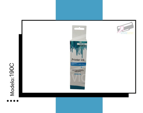 Kit 2 Tintas Compatible Con Gi 190c Cian G1100 G2100 190