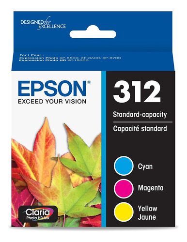 Epson 312 Claria Photo Hd Tinta Capacidad Estándar (t312416