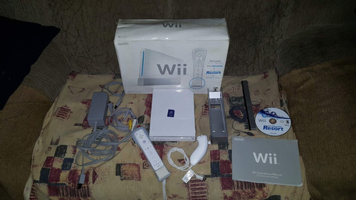 Nintendo Wii Na Caixa Destravado+ Jogo Original Funcionando