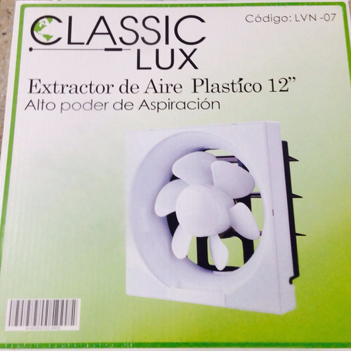 Extractor Classicluz De 12 Pulgadas De Plástico 