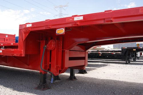 Remolque Cama Baja Chasis De 2 Y 3 Ejes Tipo Lowboy
